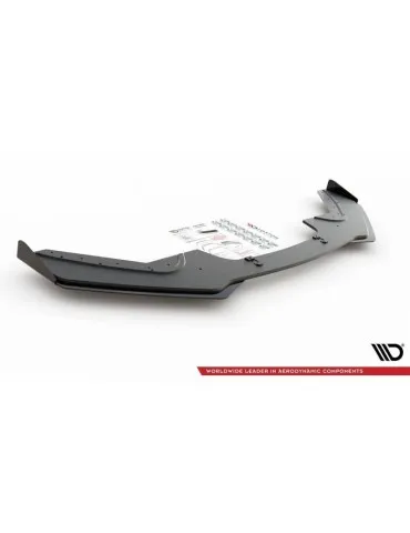 sport Durabilité Lame de Pare-chocs Avant V.3 + Volets latéraux BMW 1 F20 M-Pack Facelift / M140i - Maxton