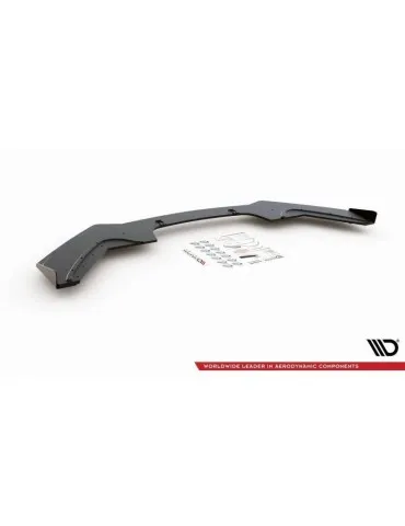 sport Durabilité Lame de Pare-chocs Avant V.3 + Volets latéraux BMW 1 F20 M-Pack Facelift / M140i - Maxton