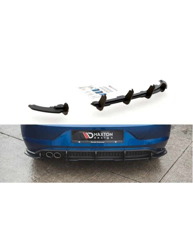 Sports Durabilité Diffuseur Arrière Complet VOLKSWAGEN Polo GTI Mk6 - Maxton