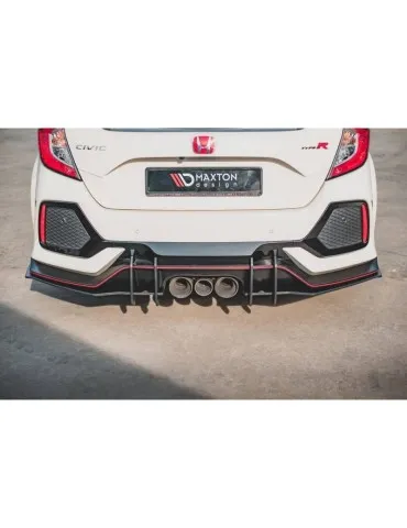 Sports Durabilité Diffuseur Arrière Complet V.2 HONDA CIVIC X Type R - Maxton