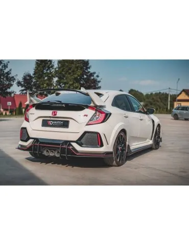 Sports Durabilité Diffuseur Arrière Complet V.2 HONDA CIVIC X Type R - Maxton