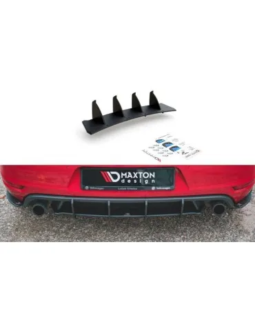 sport Durabilité Central Diffuseur Arrière V.2 VOLKSWAGEN GOLF GTI Mk6 - Maxton