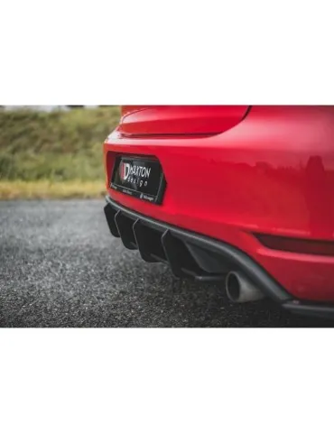 sport Durabilité Central Diffuseur Arrière V.2 VOLKSWAGEN GOLF GTI Mk6 - Maxton