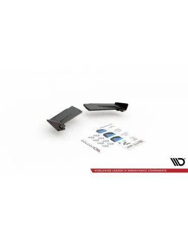sport Durabilité Lame de Pare-chocs Arrière + Volets latéraux TOYOTA GR YARIS Mk4 - Maxton
