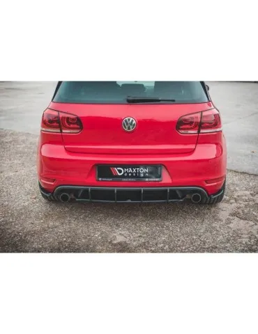 sport Durabilité Lame de Pare-chocs Arrière VOLKSWAGEN GOLF GTI Mk6 - Maxton