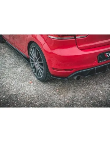 sport Durabilité Lame de Pare-chocs Arrière VOLKSWAGEN GOLF GTI Mk6 - Maxton