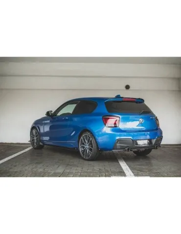 sport Durabilité Lame de Pare-chocs Arrière + Volets latéraux BMW M135i F20 - Maxton