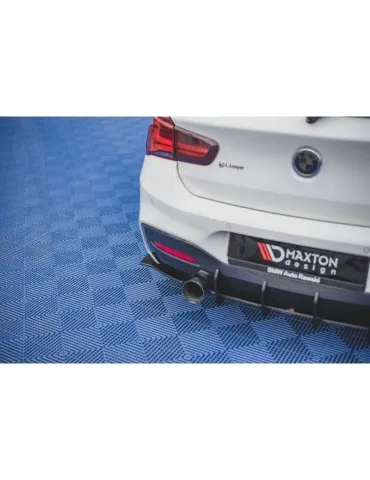 sport Durabilité Lame de Pare-chocs Arrière V.2 BMW 1 F20 M140i - Maxton