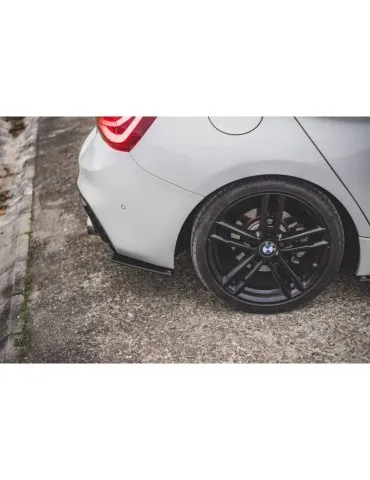 sport Durabilité Lame de Pare-chocs Arrière V.3 BMW 1 F20 M140i - Maxton