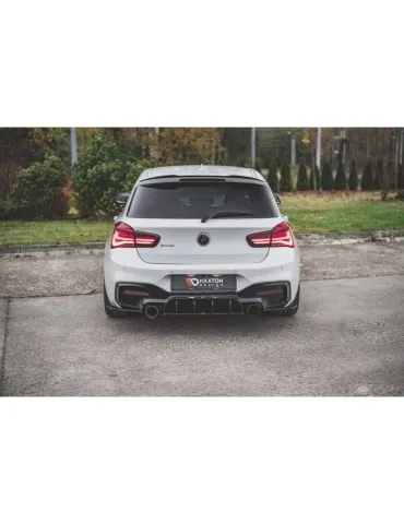 sport Durabilité Lame de Pare-chocs Arrière V.3 BMW 1 F20 M140i - Maxton