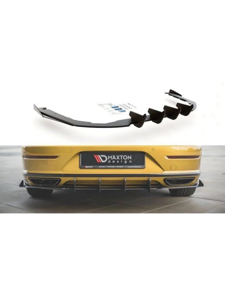Sports Durabilité Diffuseur Arrière Complet + Volets latéraux VOLKSWAGEN ARTEON R-Line - Maxton