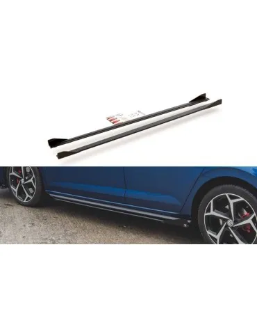 Sports Durabilité Extension / Rajout de Bas de caisse + Volets latéraux VOLKSWAGEN Polo GTI Mk6 - Maxton