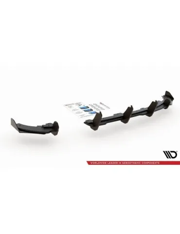 Sports Durabilité Diffuseur Arrière Complet + Volets latéraux VOLKSWAGEN Polo GTI Mk6 - Maxton