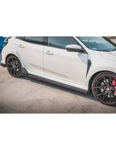 Sports Durabilité Extension / Rajout de Bas de caisse V.2 HONDA CIVIC X Type-R - Maxton