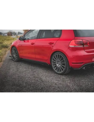 Sports Durabilité Extension / Rajout de Bas de caisse + Volets latéraux VOLKSWAGEN GOLF GTI Mk6 - Maxton