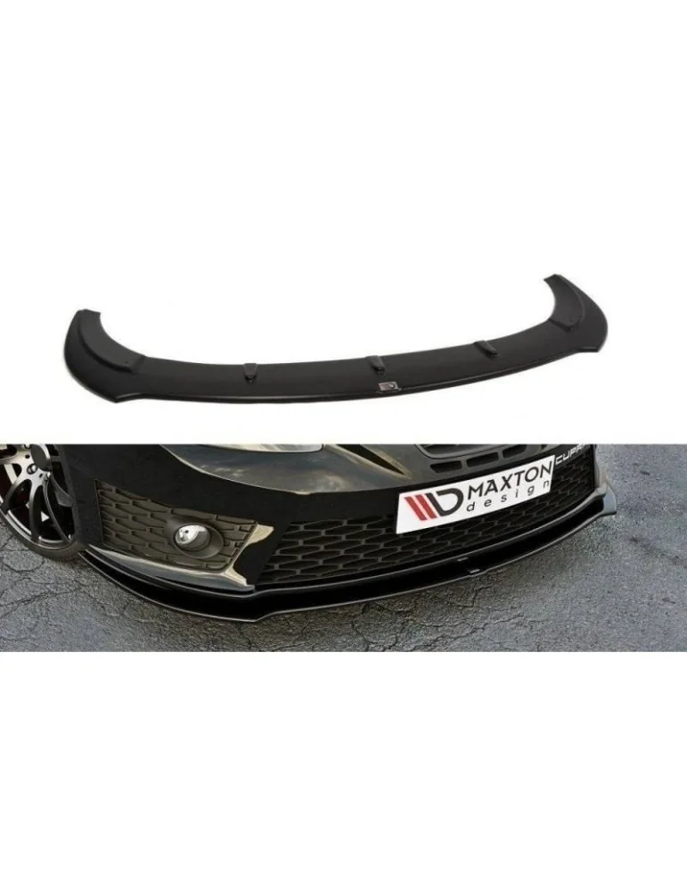 Lame de Pare-chocs Avant V.1 SEAT LEON MK2 CUPRA FR (Après Facelift) - Maxton