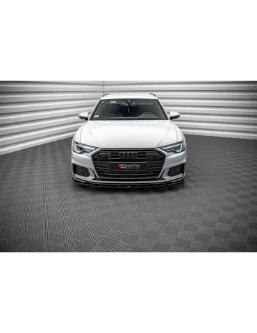 Lame de Pare-chocs Avant V.3 AUDI A6 S-LINE / S6 C8 - Maxton