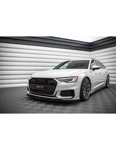 Lame de Pare-chocs Avant V.3 AUDI A6 S-LINE / S6 C8 - Maxton