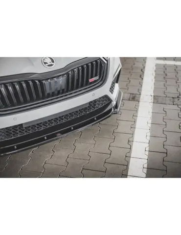 Lame de Pare-chocs Avant V.3 SKODA OCTAVIA RS Mk4 - Maxton