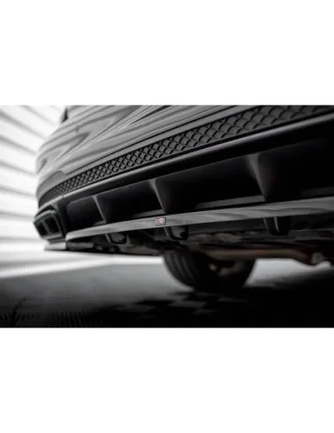 Diffuseur central Arrière (avec une barre verticale) MERCEDES-BENZ E63 AMG Sedan W212 Facelift - Maxton