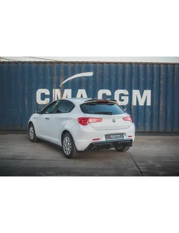 Lame / Diffuseur du Pare-chocs Arrière ALFA ROMEO GIULIETTA Facelift (Version avec échappement d'un seul côté) - Maxton