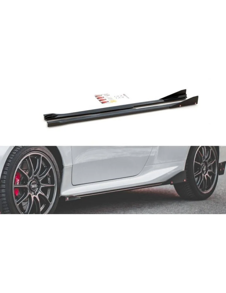 Extension / Rajout de Bas de caisse V.2 + Ailerons TOYOTA GR YARIS Mk4 - Maxton