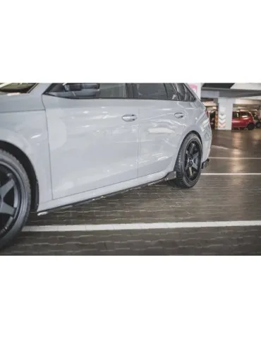 Extension / Rajout de Bas de caisse V.2 + Ailerons SKODA OCTAVIA RS Mk4 - Maxton