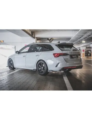 Extension / Rajout de Bas de caisse V.2 + Ailerons SKODA OCTAVIA RS Mk4 - Maxton