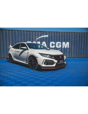 sport Durabilité Lame de Pare-chocs Avant HONDA CIVIC X Type-R - Maxton