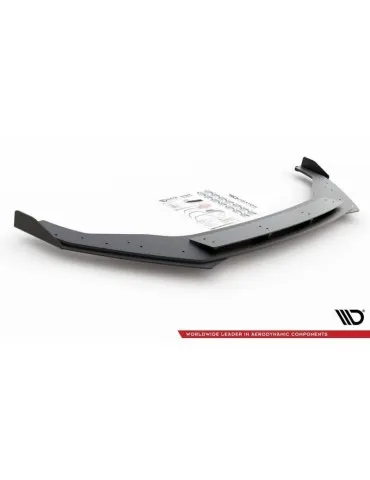 sport Durabilité Lame de Pare-chocs Avant + Volets latéraux VW GOLF 7 R / R-Line Facelift - Maxton