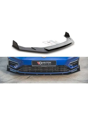 sport Durabilité Lame de Pare-chocs Avant V.2 VW GOLF 7 R / R-Line Facelift - Maxton