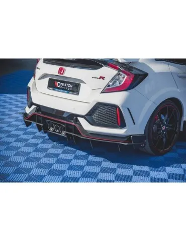 Sports Durabilité Diffuseur Arrière Complet HONDA CIVIC X Type R - Maxton