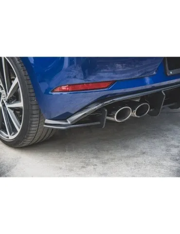 sport Durabilité Lame de Pare-chocs Arrière VW GOLF 7 R Facelift - Maxton