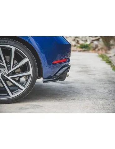 sport Durabilité Lame de Pare-chocs Arrière VW GOLF 7 R Facelift - Maxton