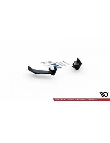 sport Durabilité Lame de Pare-chocs Arrière + Volets latéraux VW GOLF 7 R Facelift - Maxton