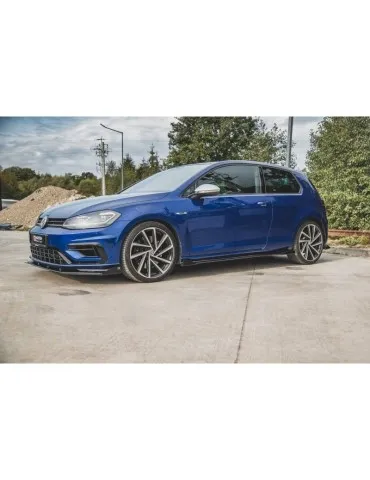 Sports Durabilité Extension / Rajout de Bas de caisse + Volets latéraux VW GOLF 7 R / R-Line Facelift - Maxton
