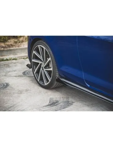 Sports Durabilité Extension / Rajout de Bas de caisse + Volets latéraux VW GOLF 7 R / R-Line Facelift - Maxton