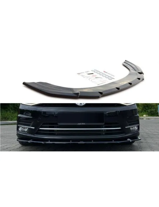 Splitter avant Volkswagen Caddy IV 2015-2020 noir brillant