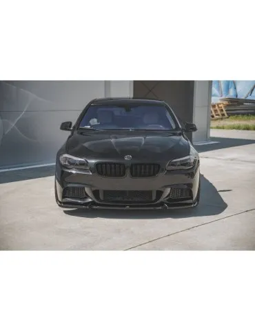 Lame de Pare-chocs Avant V.3 BMW 5 F10/F11 M-Pack - Maxton