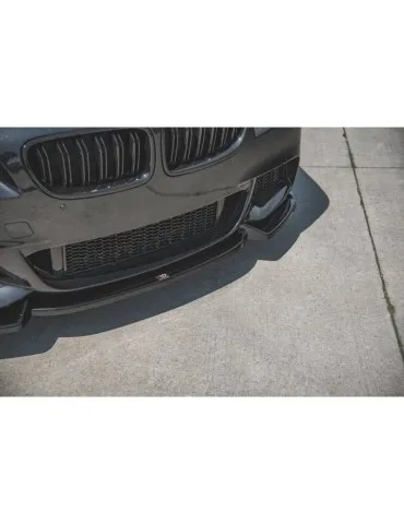 Lame de Pare-chocs Avant V.3 BMW 5 F10/F11 M-Pack - Maxton