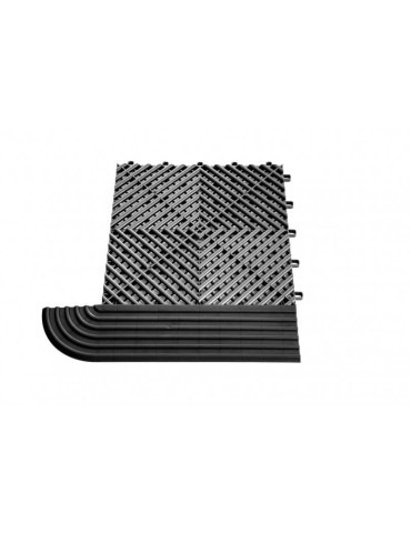 "Maxton Floor" sol modulaire- Tuile de bord d'angle (Chevilles mâles) Male Pegs - Maxton