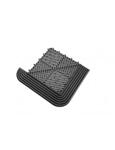 "Maxton Floor" sol modulaire- Tuile de bord d'angle (Chevilles mâles) Male Pegs - Maxton