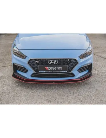 sport Durabilité Lame de Pare-chocs Avant HYUNDAI I30 N MK3 Hatchback / Fastback - Maxton