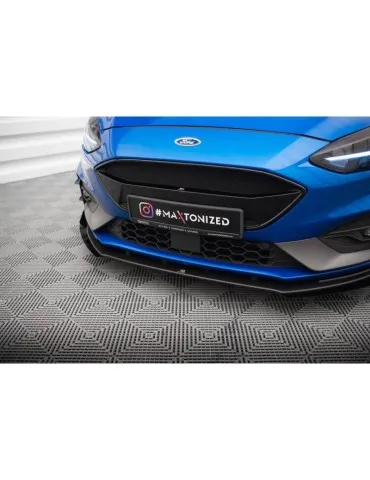 sport Durabilité Lame de Pare-chocs Avant + Volets latéraux FORD FOCUS ST / ST-LINE Mk4 - Maxton
