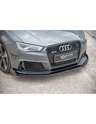 sport Durabilité Lame de Pare-chocs Avant + Volets latéraux AUDI RS3 8V Sportback - Maxton