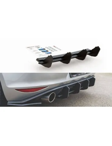sport Durabilité Central Diffuseur Arrière V.2 VW GOLF 7 GTI - Maxton