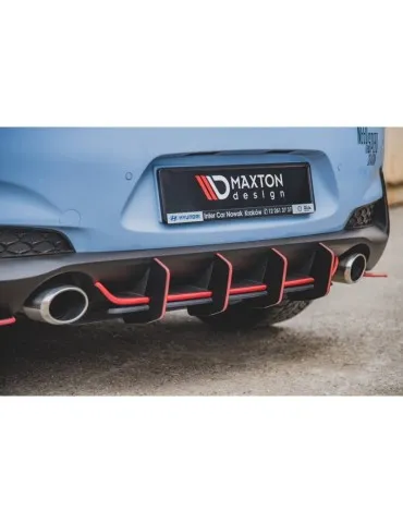 sport Durabilité Central Diffuseur Arrière V.2 HYUNDAI I30 N MK3 Hatchback - Maxton
