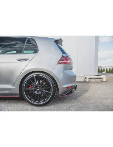 sport Durabilité Lame de Pare-chocs Arrière V.1 VW GOLF 7 GTI - Maxton
