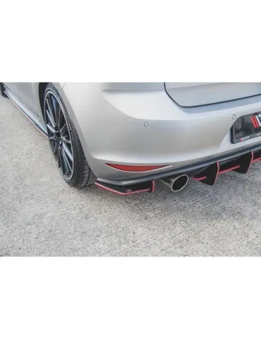 sport Durabilité Lame de Pare-chocs Arrière V.1 VW GOLF 7 GTI - Maxton