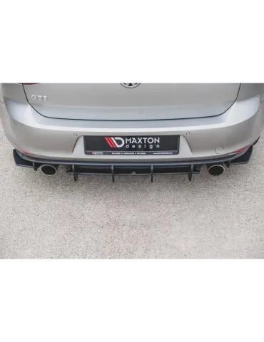 sport Durabilité Lame de Pare-chocs Arrière V.1 VW GOLF 7 GTI - Maxton